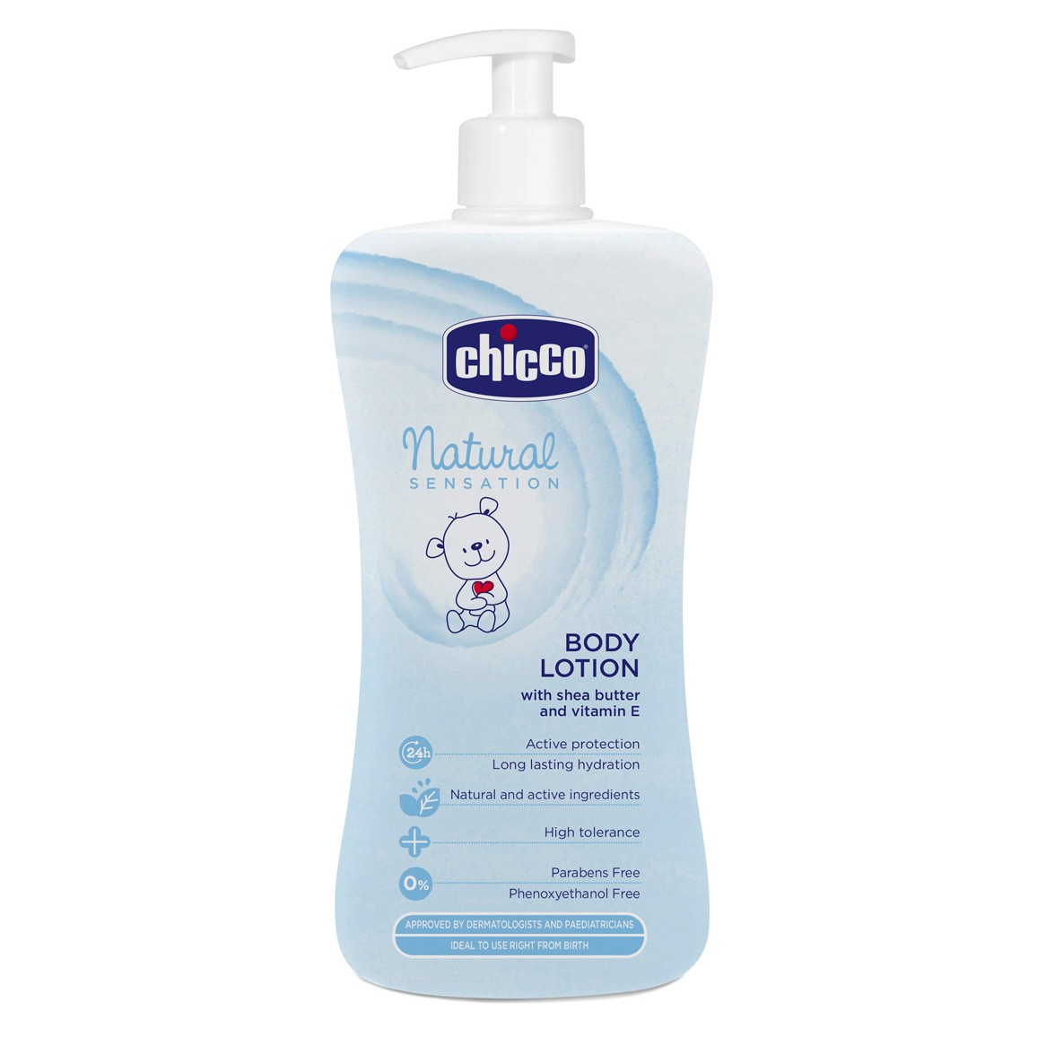 Chicco Natural Sensation Loción Corporal para bebés 500ml Imagen de Chicco Natural Sensation Loción Corporal para bebés 500ml