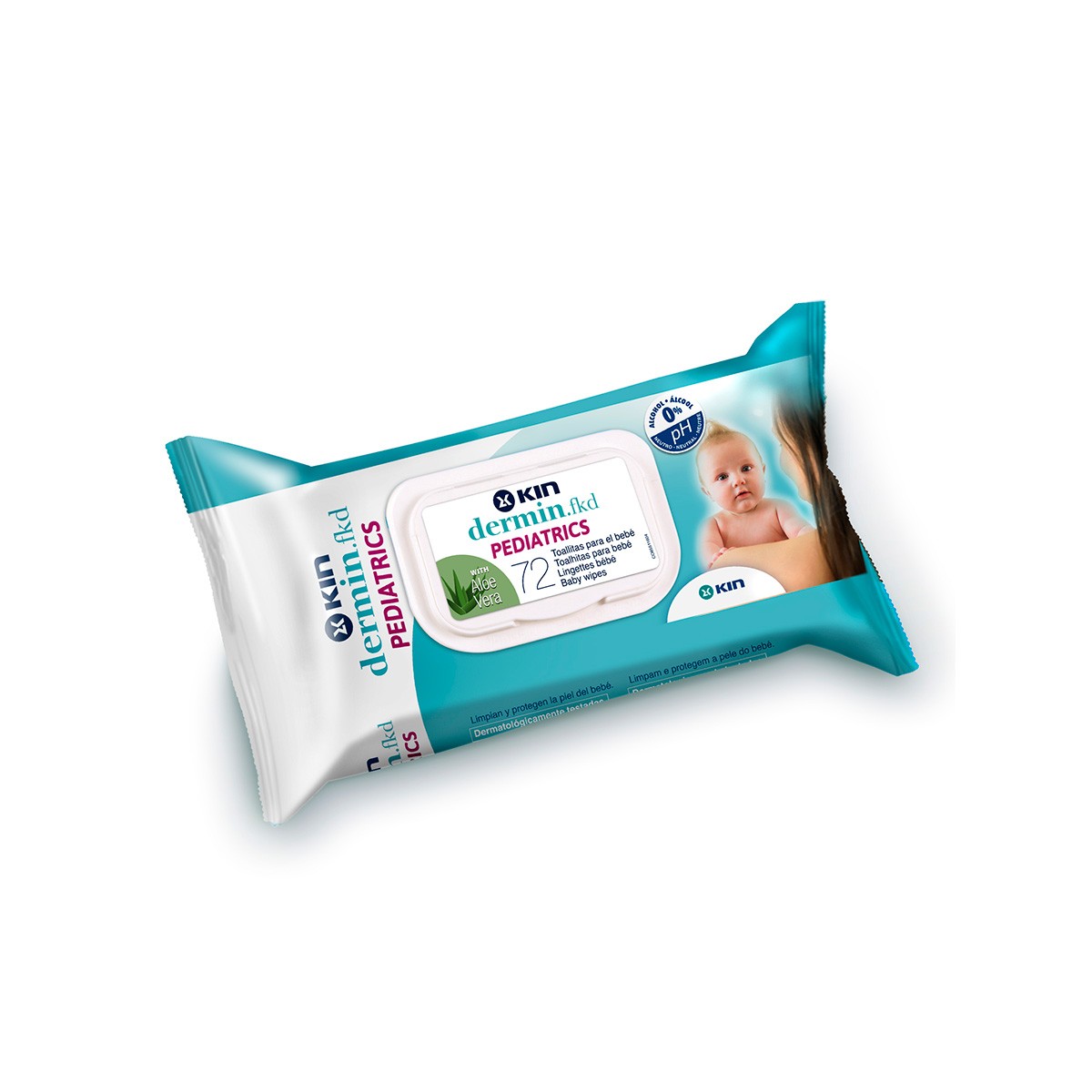 Kin fkd dermin pediatric toallitas 72u Imagen de Kin fkd dermin pediatric toallitas 72u