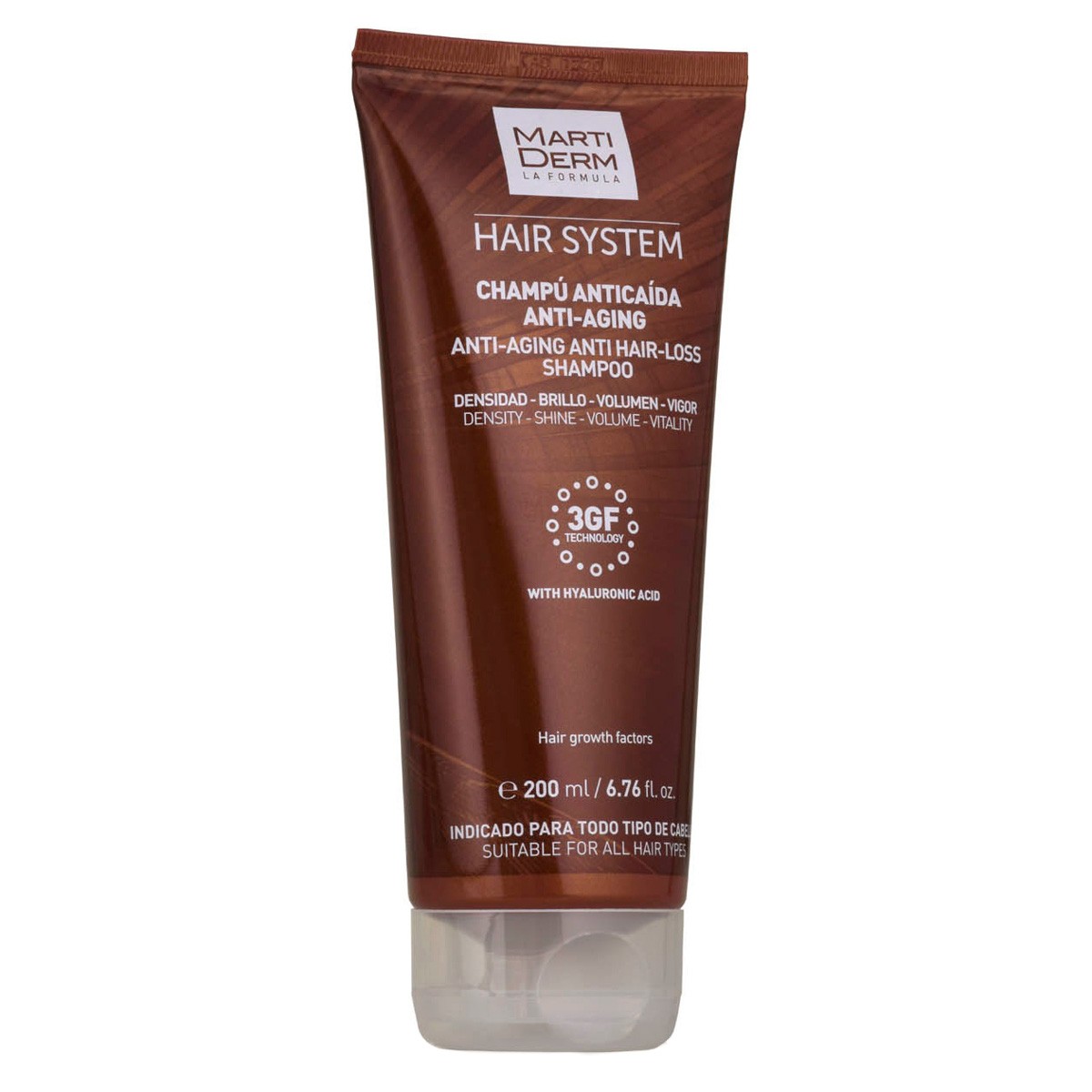 MartiDerm Hair System Champú Anticaída Antiaging 200 ml Imagen de MartiDerm Hair System Champú Anticaída Antiaging 200 ml