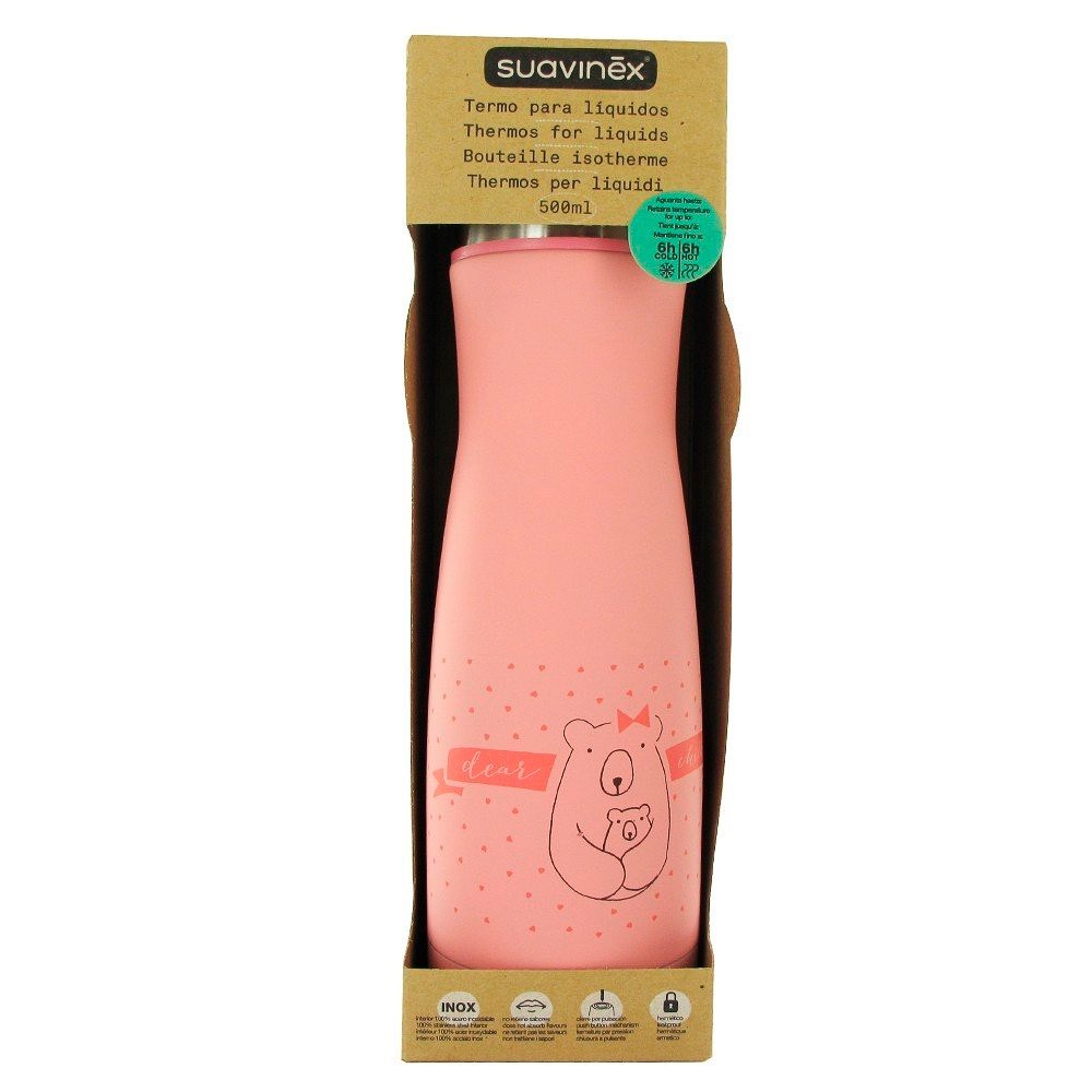 Suavinex termo para liquidos niña 500ml Imagen de Suavinex termo para liquidos niña 500ml