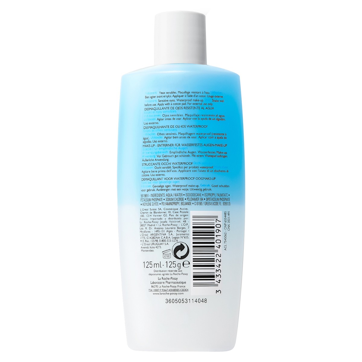 Imagen de La Roche Posay Respectissime desmaquillante ojos wtp 125ml
