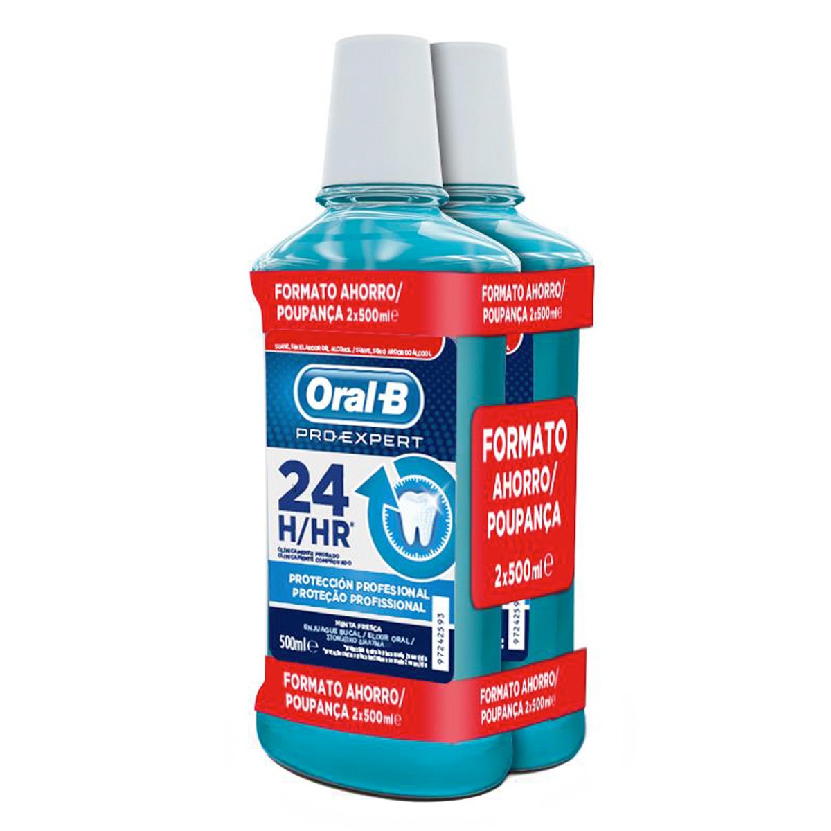 OralB colutorio protección profesional 2x500ml Imagen de OralB colutorio protección profesional 2x500ml