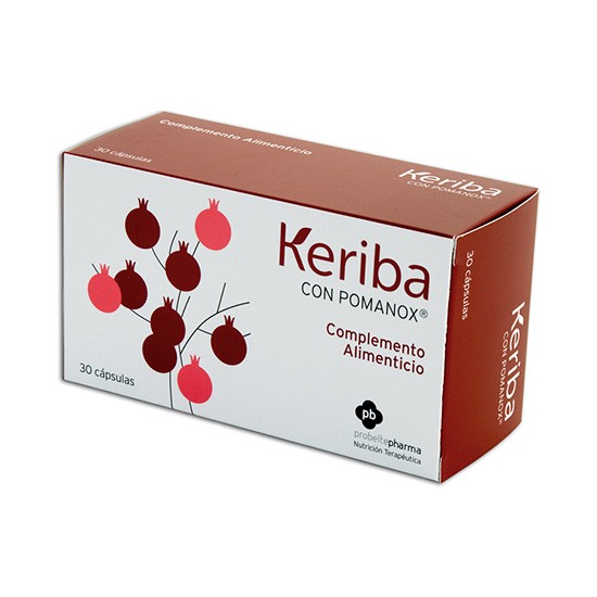 Keriba forte con pomanox 220 mg 30 caps Imagen de Keriba forte con pomanox 220 mg 30 caps