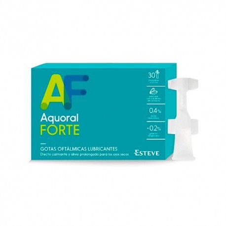 Aquoral Forte Lubricante Ocular Solución Monodosis Imagen de Aquoral Forte Lubricante Ocular Solución Monodosis