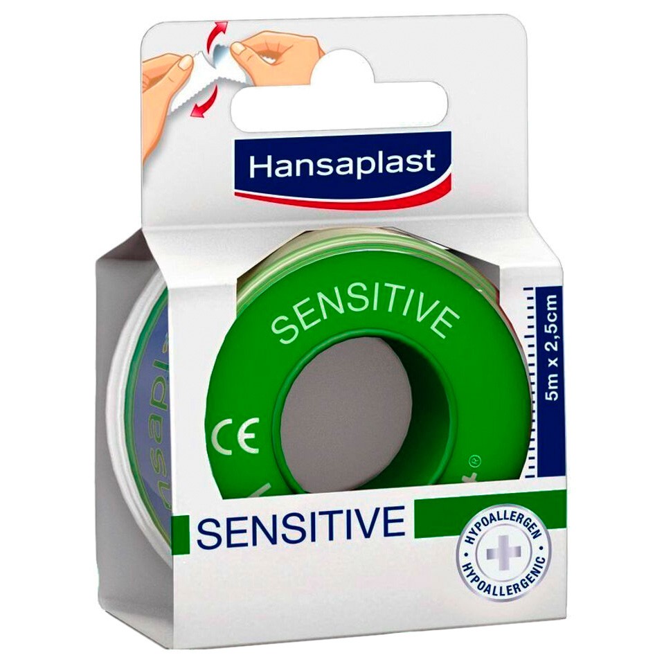 Hansaplast esparadrapo sensitive 5m x 2,5cm
Imagen de Hansaplast esparadrapo sensitive 5m x 2,5cm