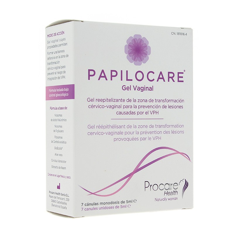 Papilocare gel vaginal 7 cánulas x 5ml Imagen de Papilocare gel vaginal 7 cánulas x 5ml