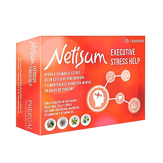 Netisum executive streess help 30 caps Imagen de Netisum executive streess help 30 caps