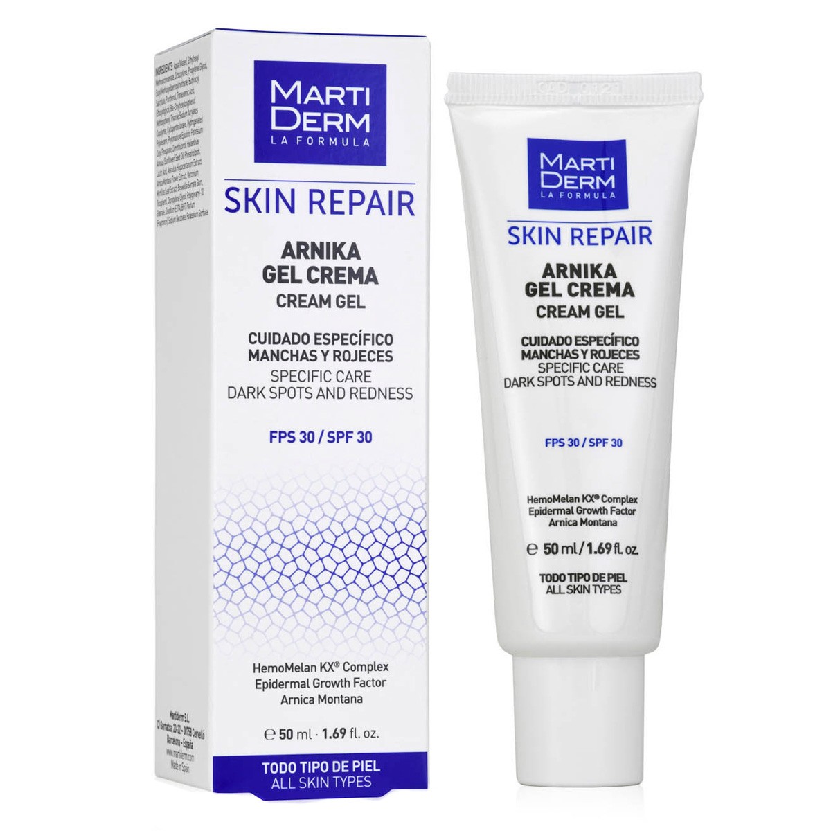 Imagen de MartiDerm Skin Repair Arnika Gel Crema FPS30 50 ml