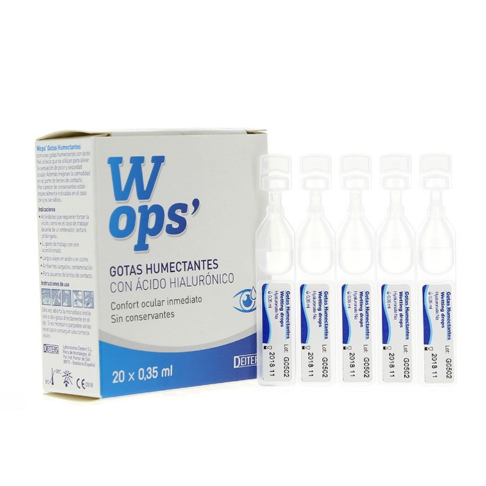 WOPS GOTAS HUMECTANTES 0,35 ML X 20 MONO Imagen de WOPS GOTAS HUMECTANTES 0,35 ML X 20 MONO