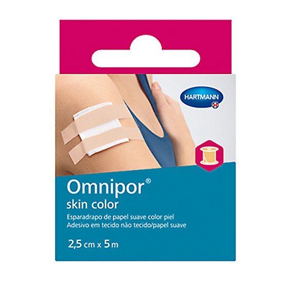 Omnipor esparadrapo skin color 5mx5cm Imagen de Omnipor esparadrapo skin color 5mx5cm