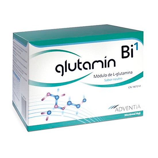 Bi1 glutamin 16 gr x 30 sobres Imagen de Bi1 glutamin 16 gr x 30 sobres