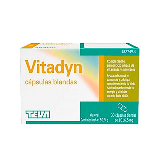 Vitadyn 30 cápsulas blandas Imagen de Vitadyn 30 cápsulas blandas