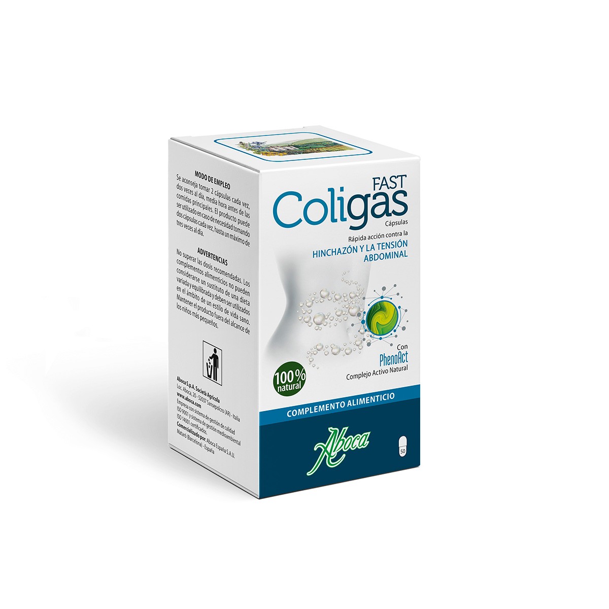 Aboca coligas fast 50 cápsulas Imagen de Aboca coligas fast 50 cápsulas