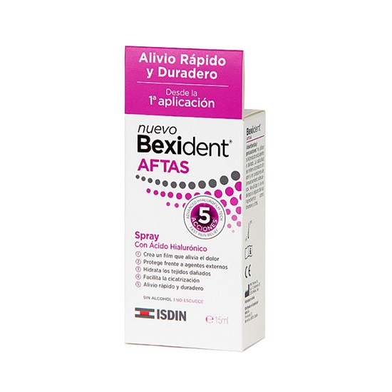 Bexident aftas spray bucal 15 ml Imagen de Bexident aftas spray bucal 15 ml