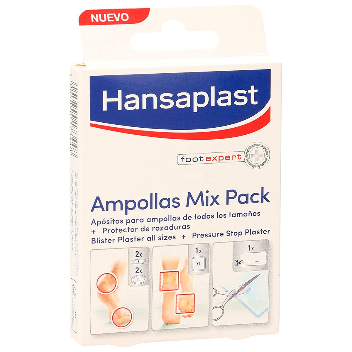 Hansaplast ampollas mix pack 6 apósitos Imagen de Hansaplast ampollas mix pack 6 apósitos