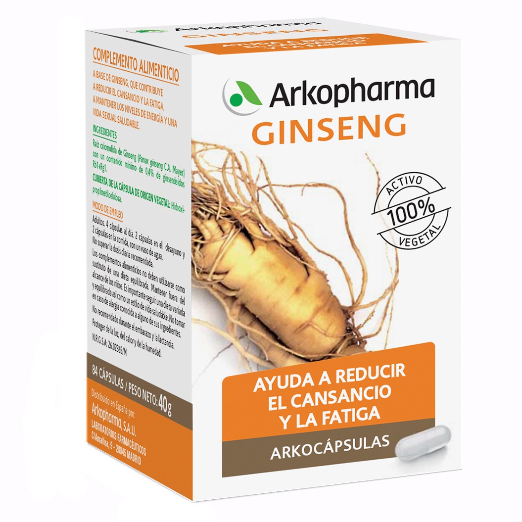Imagen de Arkocápsulas Ginseng 84cápsulas