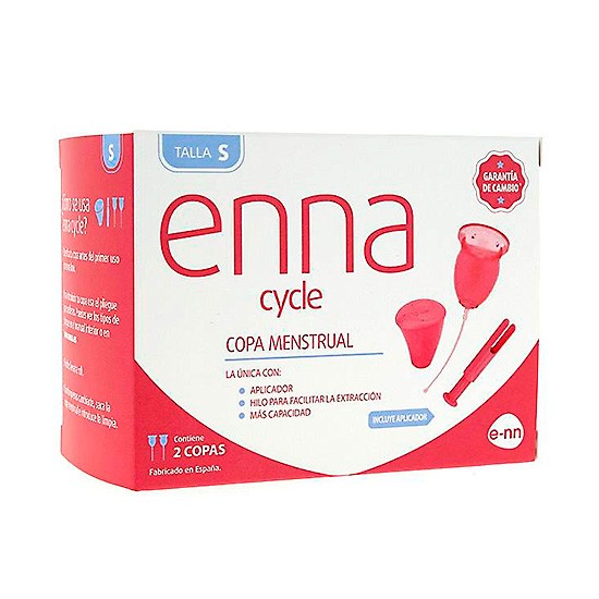 ENNA CYCLE COPA MENSTRUAL T/S + APLIC 2U Imagen de ENNA CYCLE COPA MENSTRUAL T/S + APLIC 2U
