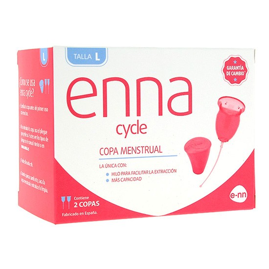ENNA CYCLE COPA MENSTRUAL T/L 2 UDS Imagen de ENNA CYCLE COPA MENSTRUAL T/L 2 UDS