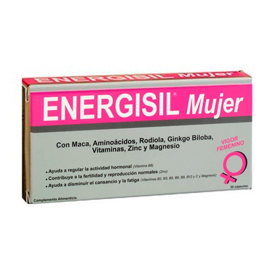 ENERGISIL MUJER 30 CAPSULAS Imagen de ENERGISIL MUJER 30 CAPSULAS