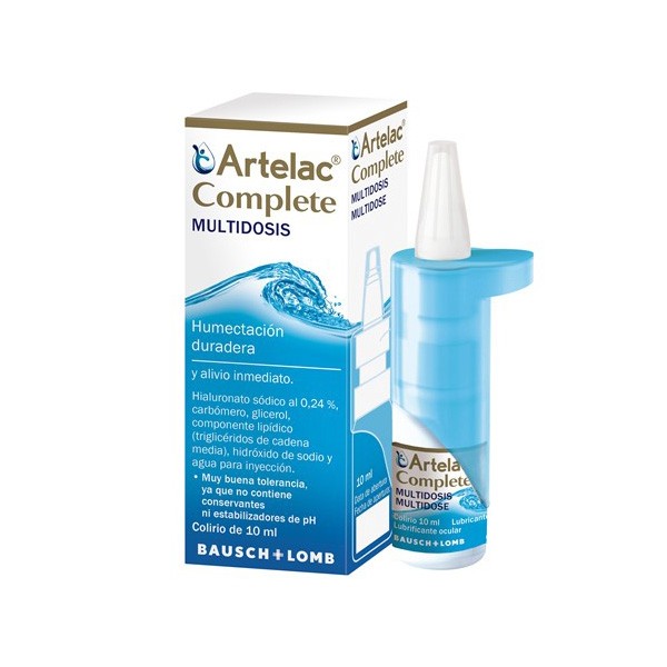 Bausch&Lomb Artelac Complete multidosis 10ml Imagen de Bausch&Lomb Artelac Complete multidosis 10ml