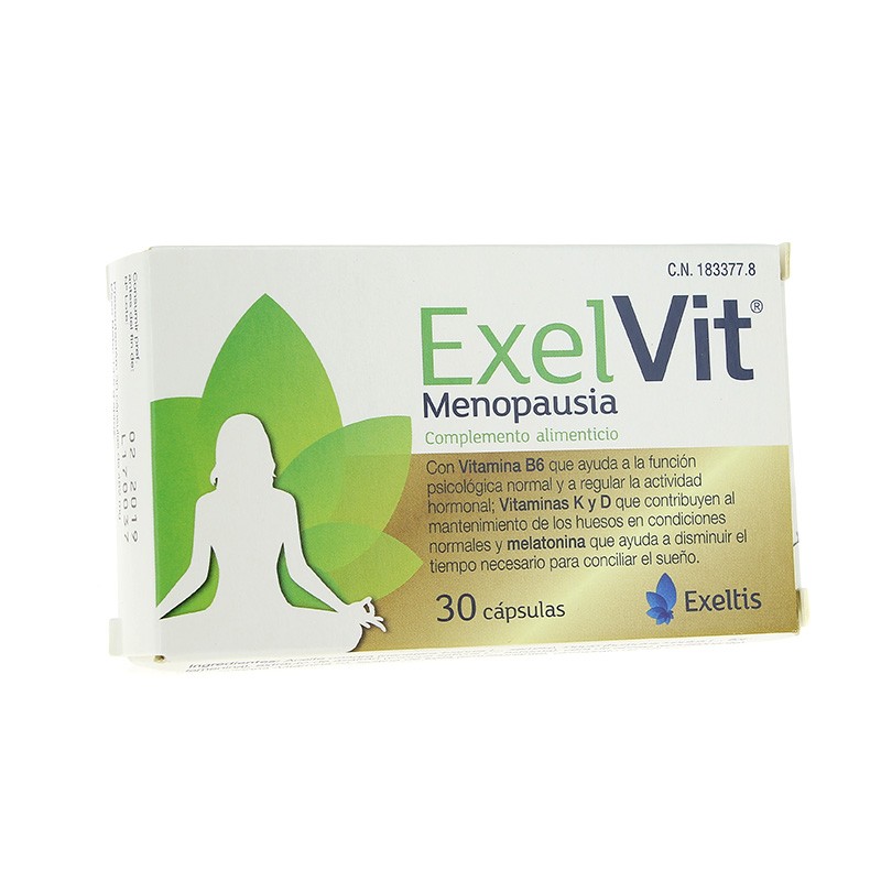 EXELVIT MENOPAUSIA 30 CAPSULAS Imagen de EXELVIT MENOPAUSIA 30 CAPSULAS
