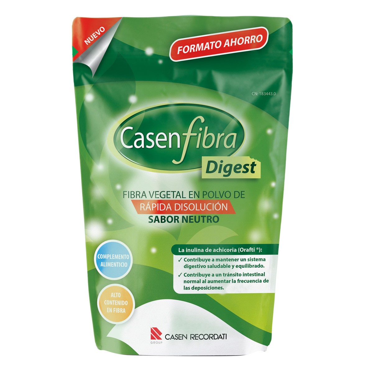 Casenfibra Digest Neutro 310g Imagen de Casenfibra Digest Neutro 310g
