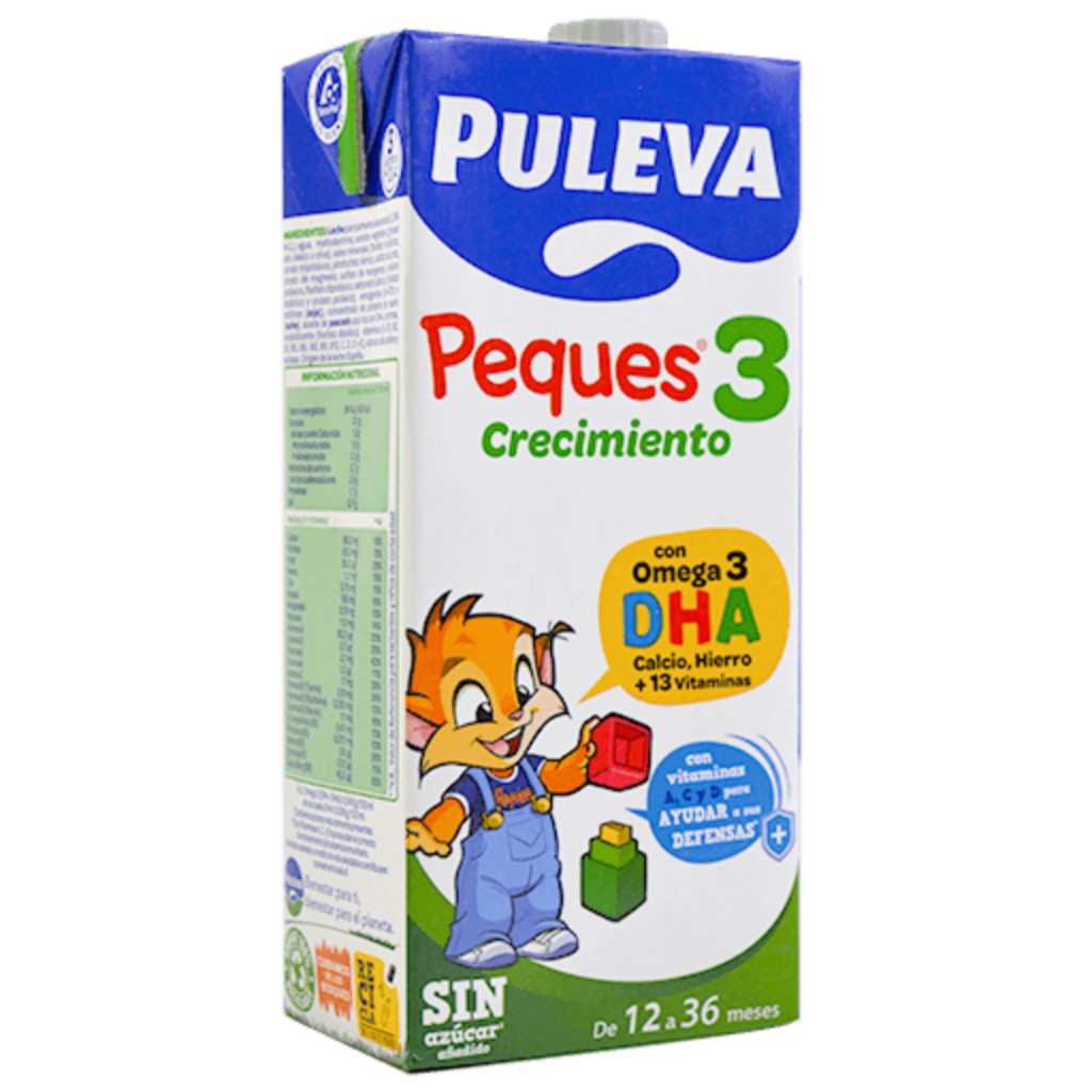 Puleva peques 3 crecimiento 6x1000ml Imagen de Puleva peques 3 crecimiento 6x1000ml