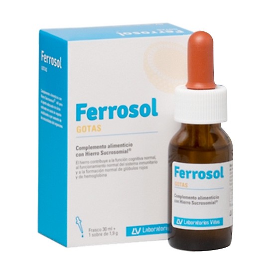 FERROSOL GOTAS 30 ML + SOBRE 1,9 GR Imagen de FERROSOL GOTAS 30 ML + SOBRE 1,9 GR