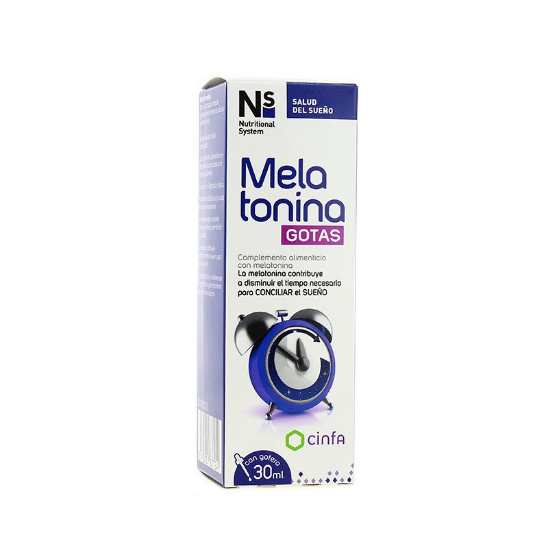 N+S MELATONINA GOTAS 30 ML Imagen de N+S MELATONINA GOTAS 30 ML