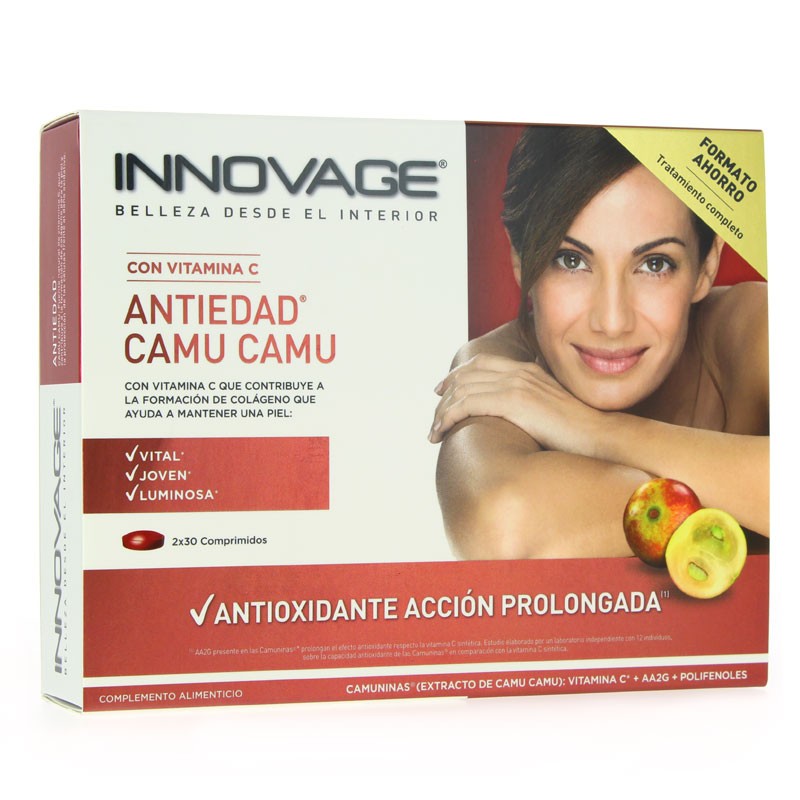 Aquilea Innovage antiedad camu duplo 2x30 cápsulas Imagen de Aquilea Innovage antiedad camu duplo 2x30 cápsulas