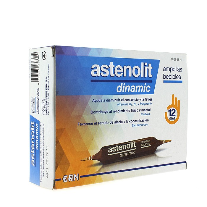 ASTENOLIT DINAMIC 12 AMPOLLAS BEBIBLES Imagen de ASTENOLIT DINAMIC 12 AMPOLLAS BEBIBLES