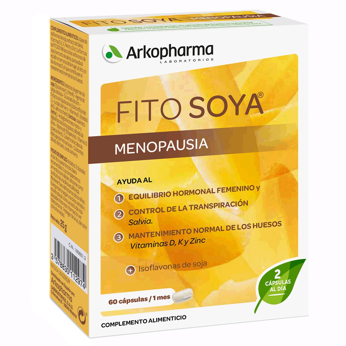ARKO FITOSOYA 60 CAPSULAS Imagen de ARKO FITOSOYA 60 CAPSULAS