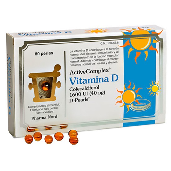 Active comprimidoslex vitamina d 1600ui. 80 perla Imagen de Active comprimidoslex vitamina d 1600ui. 80 perla