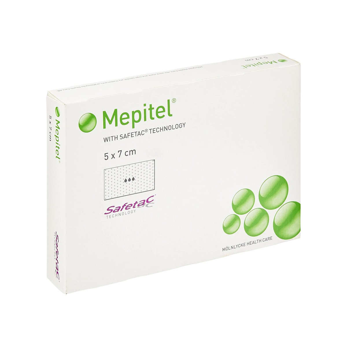 Mepiform Mepitel apósito estéril 5x7, 5cm 10u Imagen de Mepiform Mepitel apósito estéril 5x7, 5cm 10u