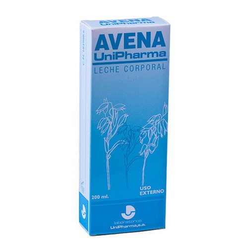 Unipharma avena leche corporal 200cc Imagen de Unipharma avena leche corporal 200cc