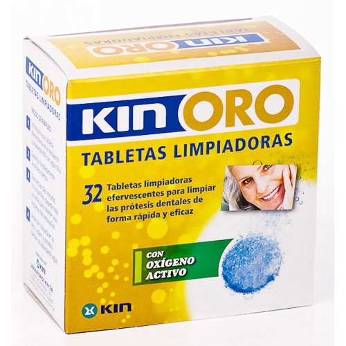 KIN ORO TABLETAS LIMPIADORAS 30 UDS. Imagen de KIN ORO TABLETAS LIMPIADORAS 30 UDS.