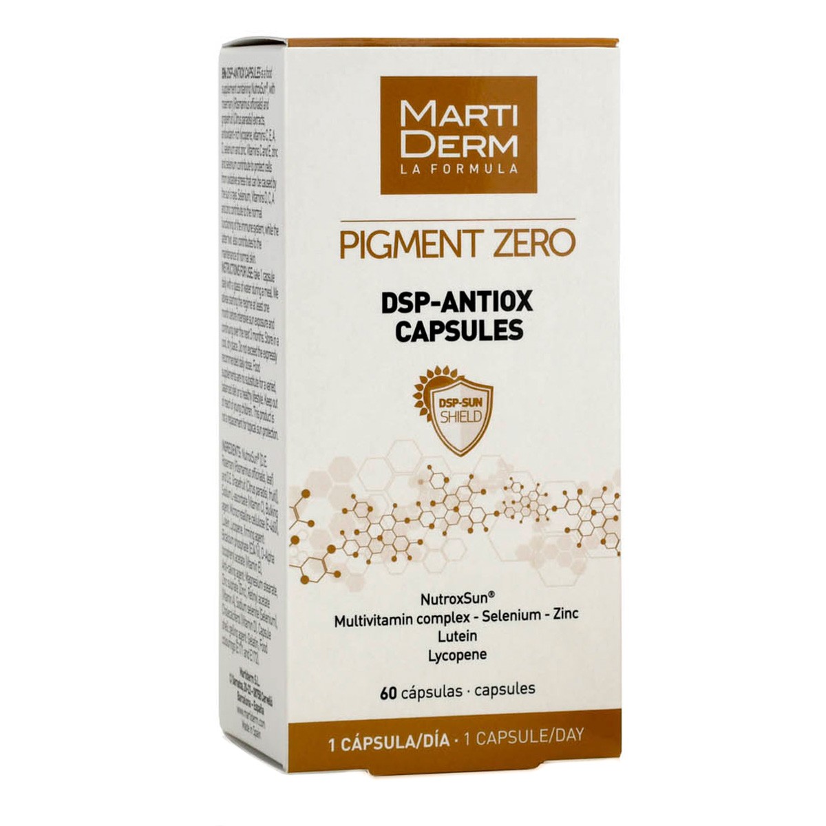 MartiDerm Pigment Zero DSP Antiox 60 cápsulas Imagen de MartiDerm Pigment Zero DSP Antiox 60 cápsulas