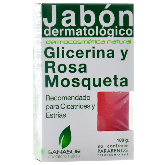 Sanasur jabón glicerina rosa mosqueta100sanasur Imagen de Sanasur jabón glicerina rosa mosqueta100sanasur