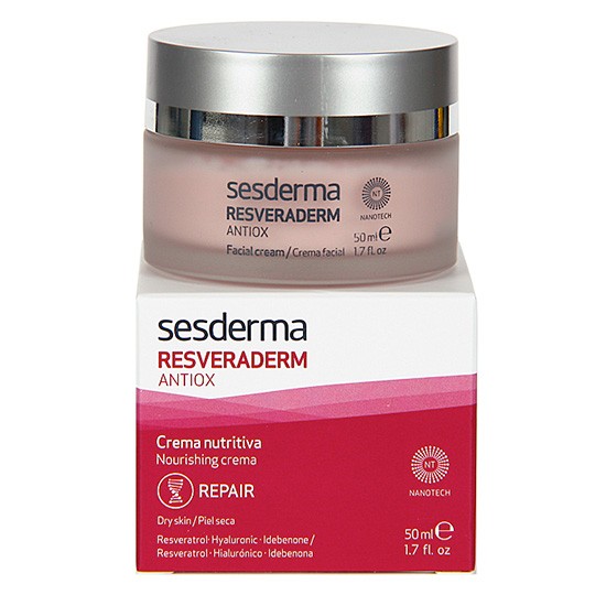 Sesderma Resveraderm nutritiva crema facial 50ml Imagen de Sesderma Resveraderm nutritiva crema facial 50ml