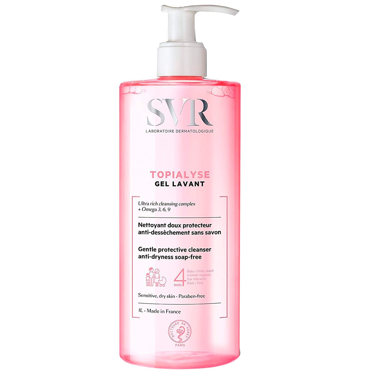 SVR Topialyse gel de ducha 1 litro Imagen de SVR Topialyse gel de ducha 1 litro