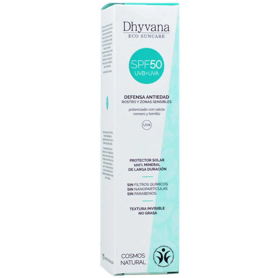 Dhyvana protector solar spf50 50 ml Imagen de Dhyvana protector solar spf50 50 ml