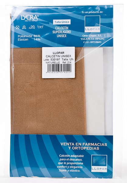 CALCETIN LLOPAR UNISEX BEIGE R/214 Imagen de CALCETIN LLOPAR UNISEX BEIGE R/214