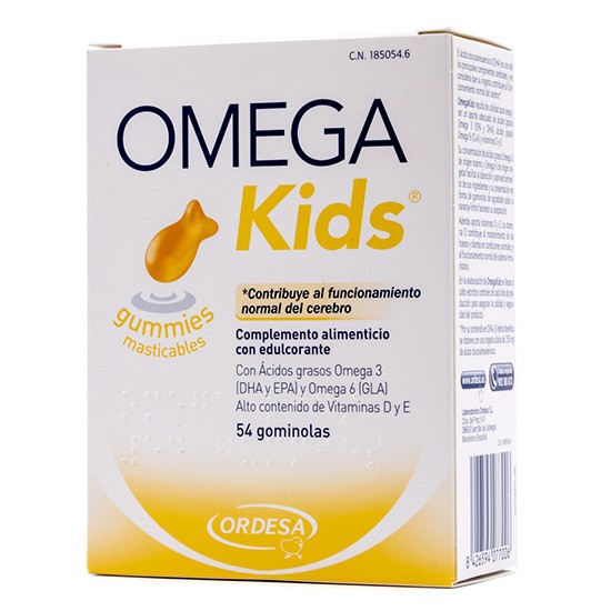 Ordesa Omega kids gummies 54 gominolas Imagen de Ordesa Omega kids gummies 54 gominolas