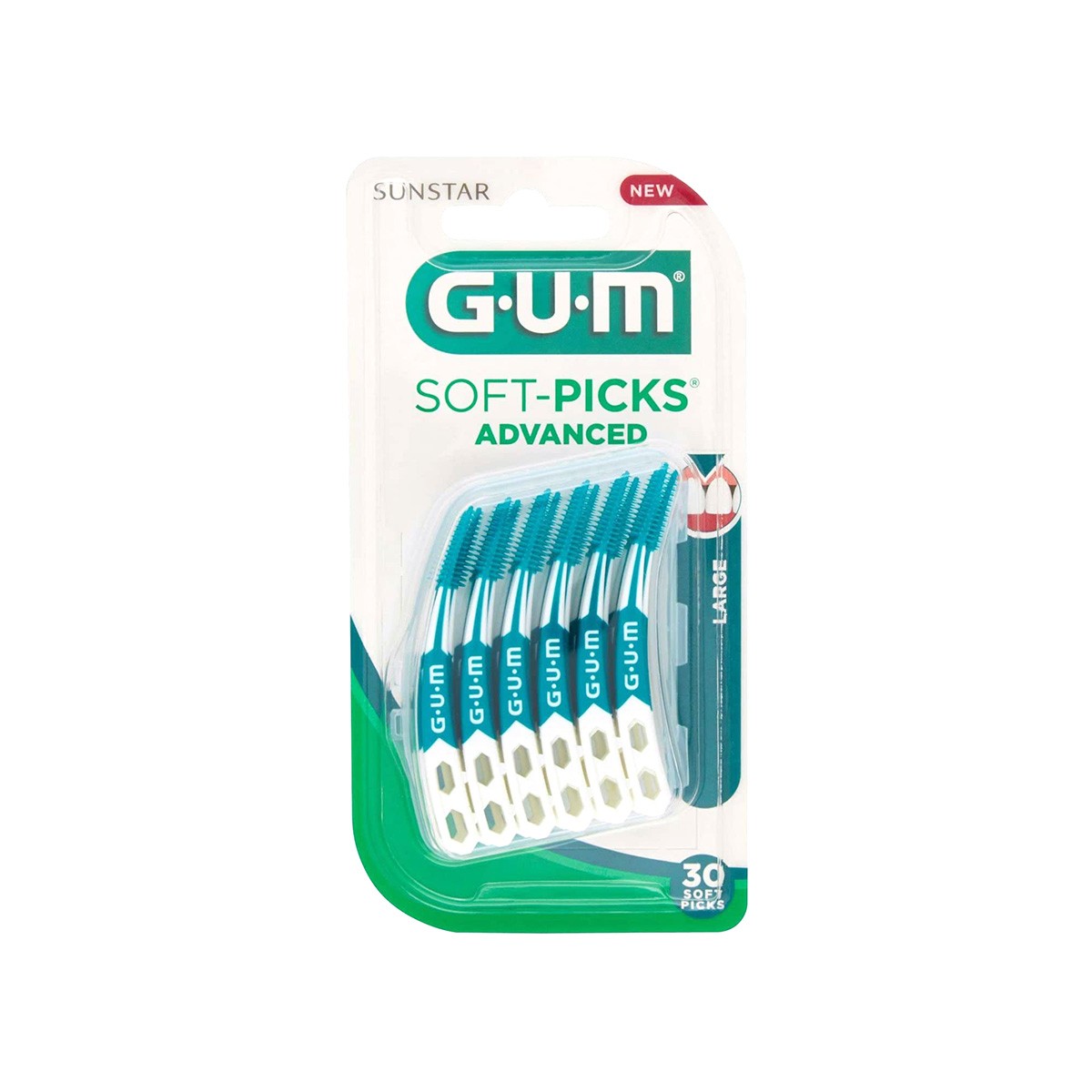 Gum soft picks advanced large 30u Imagen de Gum soft picks advanced large 30u