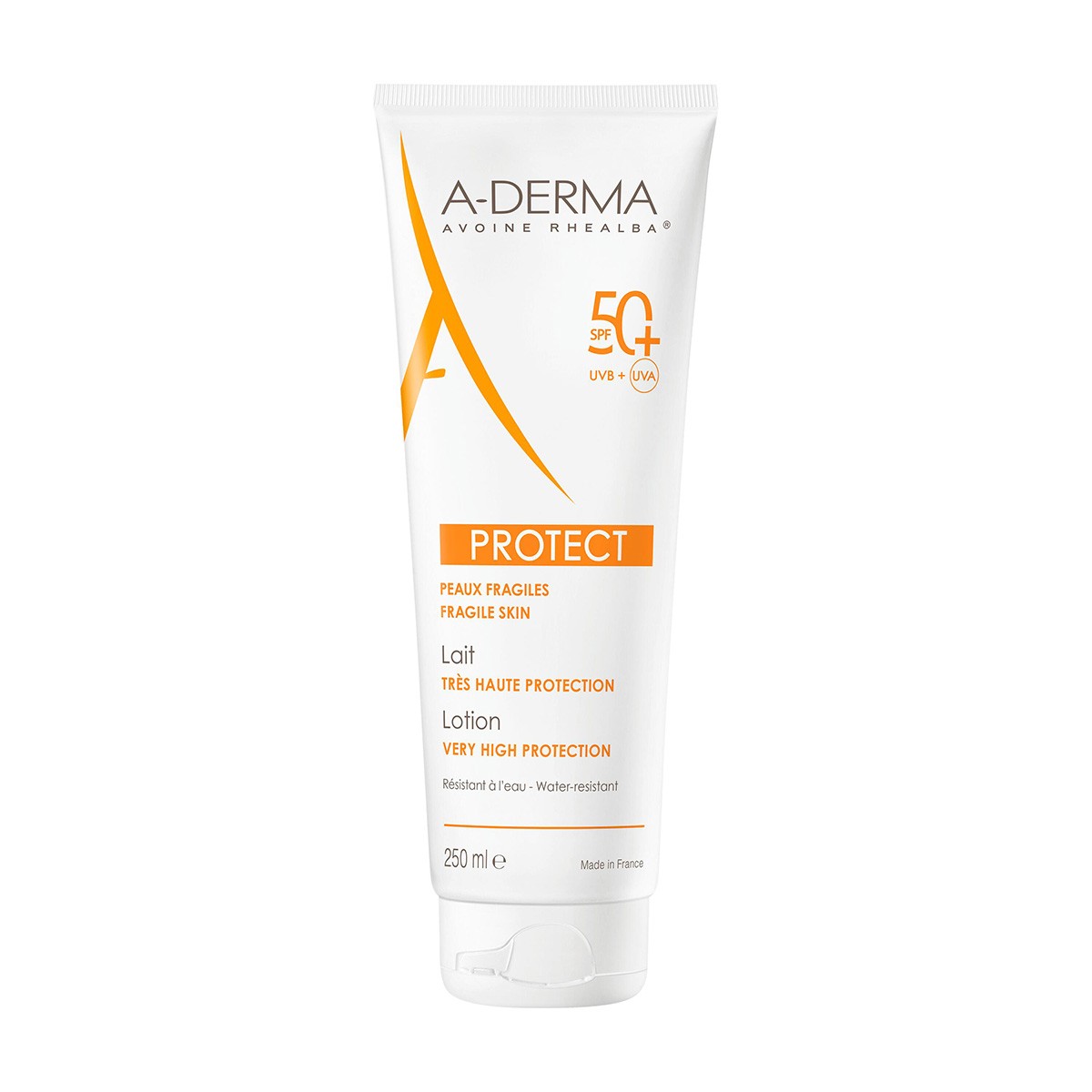 Aderma protect leche solar spf-50+ 250ml Imagen de Aderma protect leche solar spf-50+ 250ml