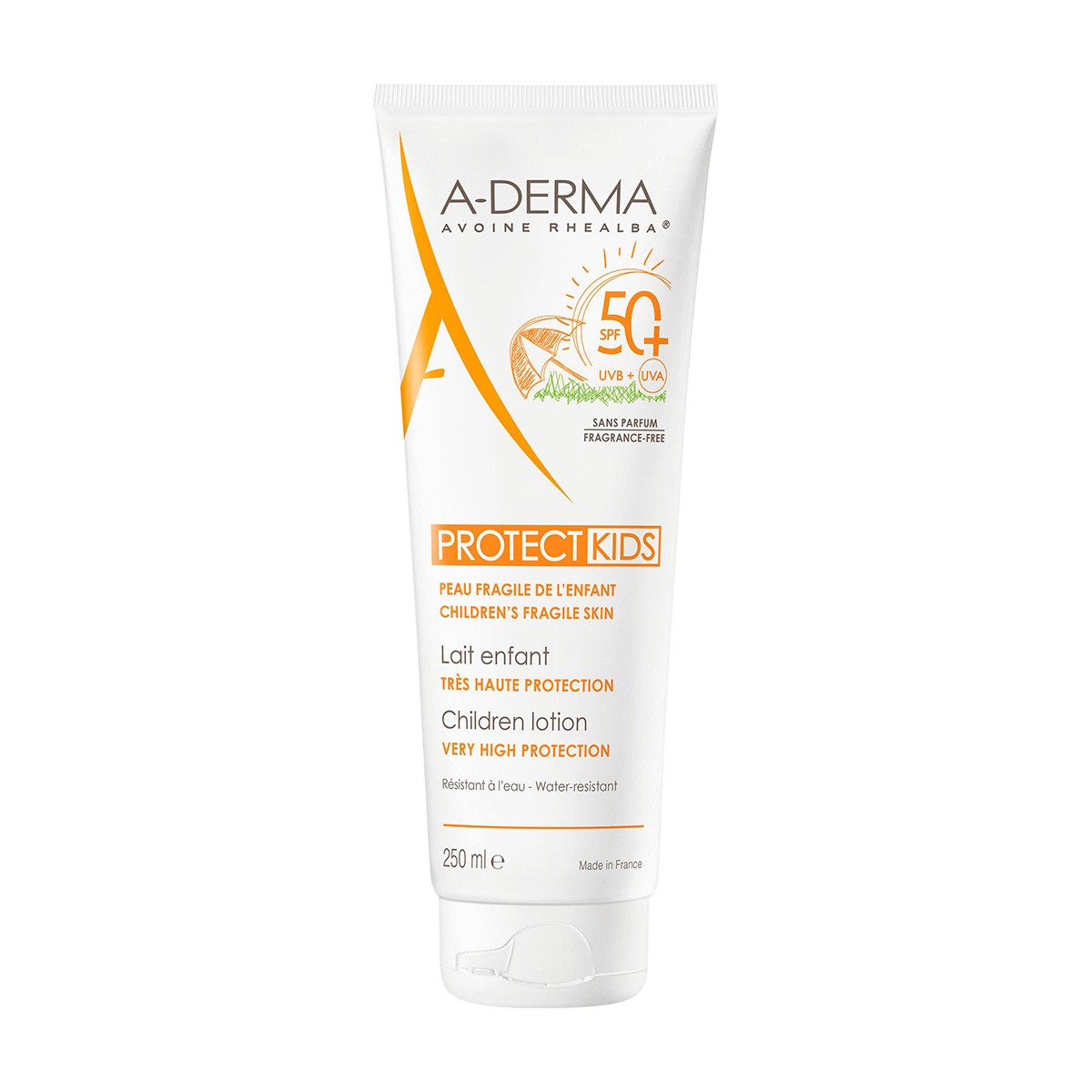 Aderma leche solar infantil spf-50+ 250ml Imagen de Aderma leche solar infantil spf-50+ 250ml
