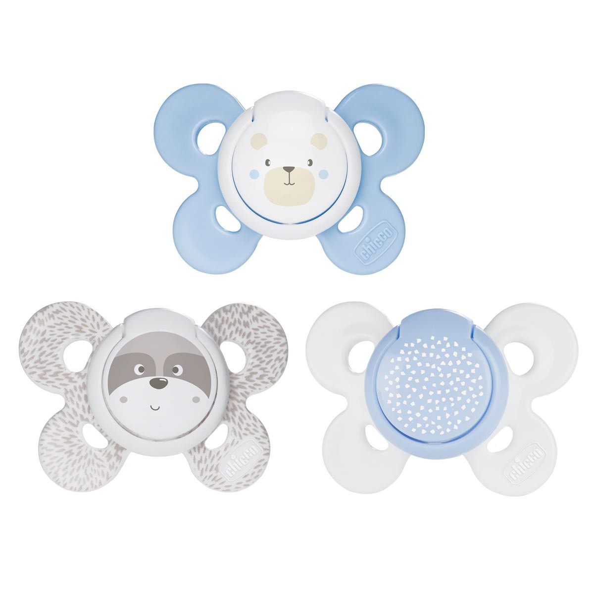 Chicco Chupete physio silicona niño 0-6 meses 2u Imagen de Chicco Chupete physio silicona niño 0-6 meses 2u