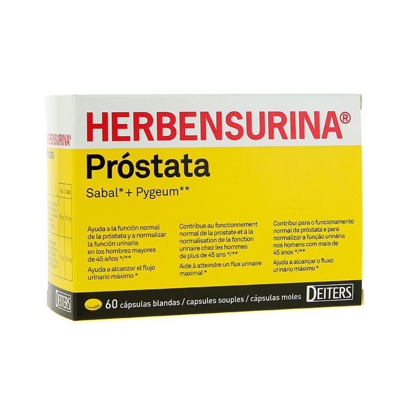 HERBENSURINA PROSTATA 60 CAPSULAS Imagen de HERBENSURINA PROSTATA 60 CAPSULAS