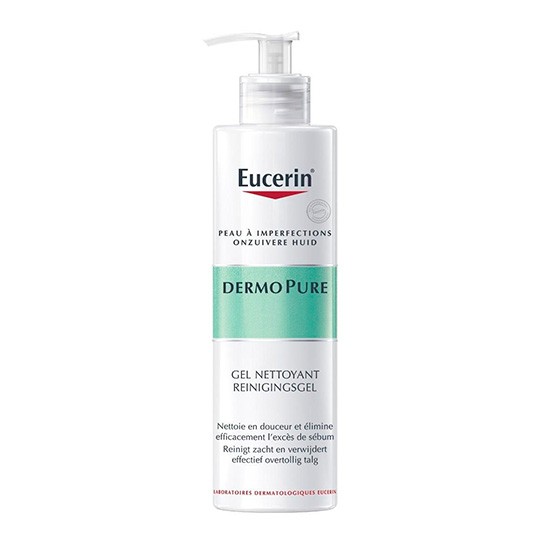 Eucerin dermopure gel limpiador 400ml Imagen de Eucerin dermopure gel limpiador 400ml