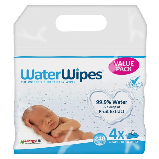 Waterwipes toallitas bebe 4x60 und Imagen de Waterwipes toallitas bebe 4x60 und